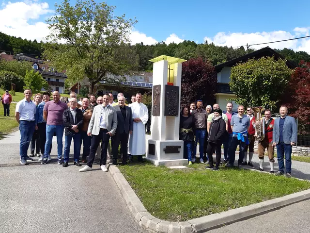 In Peesen wurde ein neuer Bildstock errichtet. | Foto: zVg