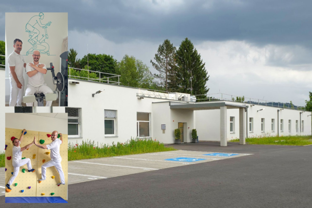 Der neue Standort des OptimaMed Therapiezentrums in St. Veit mit den Physiotherapeuten Monika Rojacher, Martin Linder und Christian Nagele. | Foto: OptimaMed