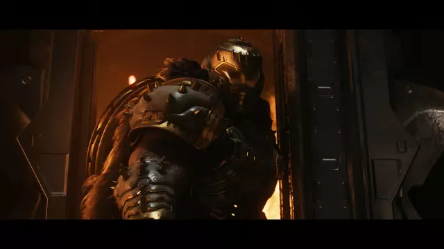Der Slayer ist trotz durchsichtigem Visor unerschütterlich wie immer. | Foto: id Software