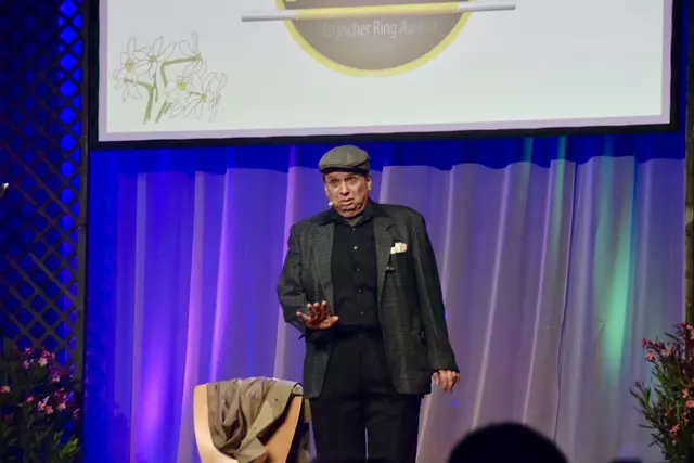 Zauberkünstler Gaston Florin?brachte das Publikum zum Staunen.