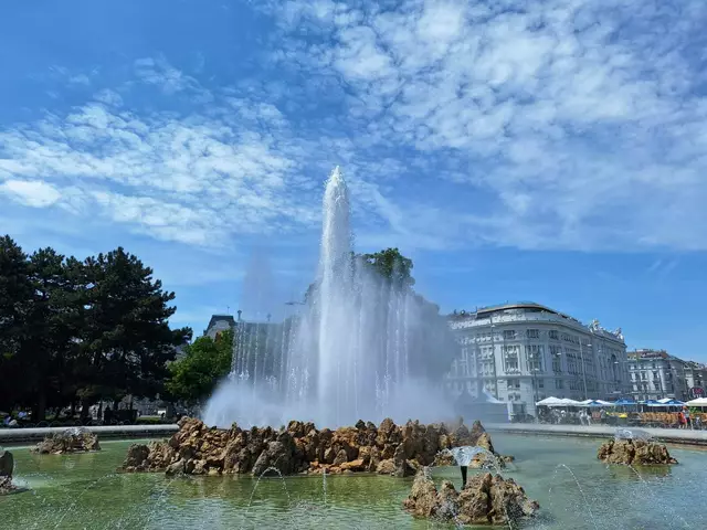 Der Schwarzenbergplatz bot eine erfrischende Auszeit.  | Foto: Antonio Šećerović/MeinBezirk