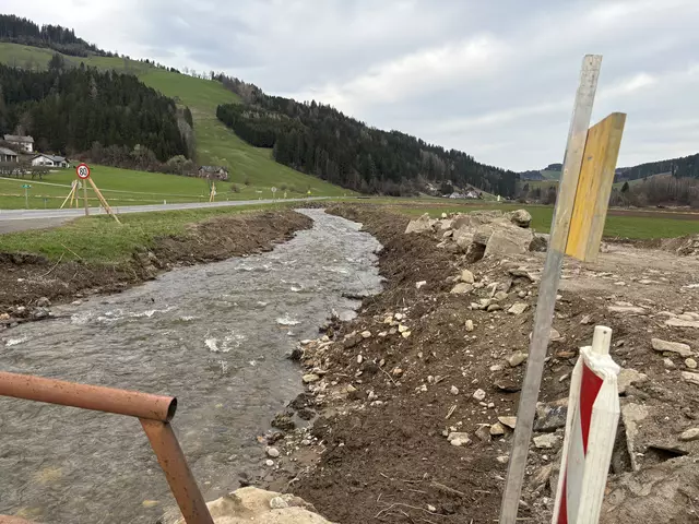 Die Baustelle zieht sich über 1.300 Meter. | Foto: Verderber