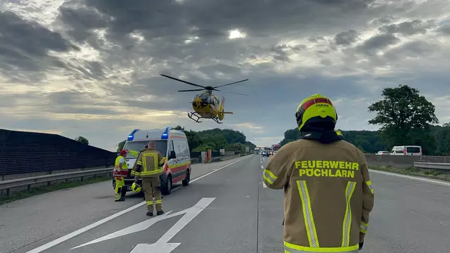 Der rege Frühverkehr musste bei der Landung des Christophorus 2 warten.