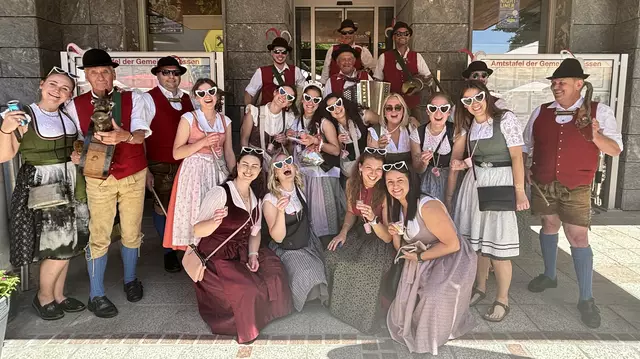 Beste Stimmung beim 28. Kasfest in Kössen. | Foto: Johanna Bamberger