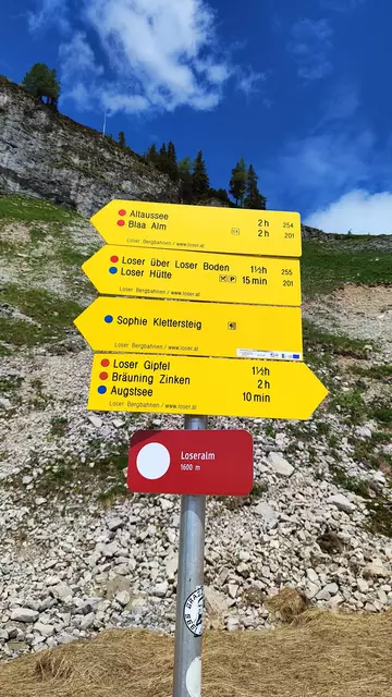Wir gehen zum Augstsee und weiter bergan... | Foto: I.Wozonig 