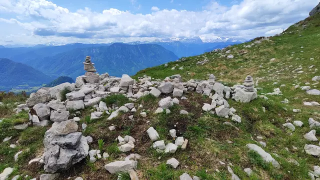 Steintürmchen erfreuen immer... | Foto: I.Wozonig 