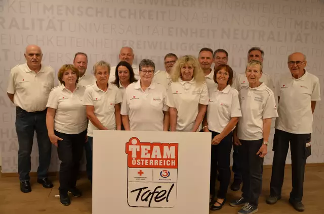 Das Team der Österreich Tafel in Mistelbach.  | Foto: Edlinger