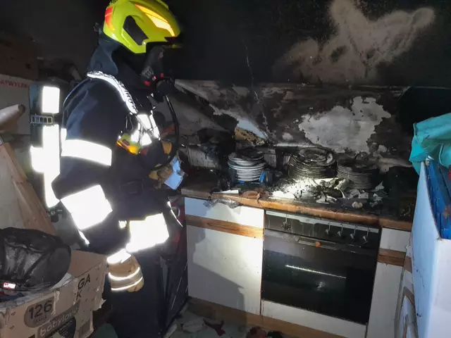 Ein Pfanne ist laut Polizei in Brand geraten. | Foto: Symbolbild FF Bärnbach