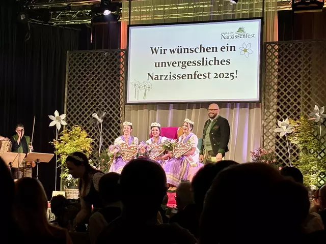 Magdalena Egger aus Bad Mitterndorf wurde zur Narzissenkönigin 2025 gewählt. | Foto: ckz