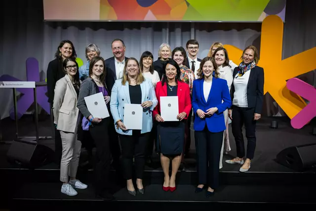 Europäischer Staatspreis - alle Gewinnerinnen und Gewinner. | Foto: Christopher Dunker, BKA