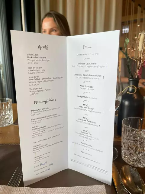 Menüauswahl im Ratscher Landhaus  | Foto: Michaela Pretzl