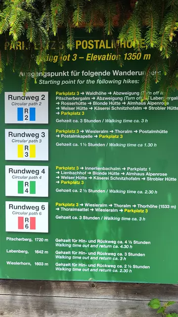 Verschiedene Wandermöglichkeiten sind schön beschildert... | Foto: I. Wozonig 