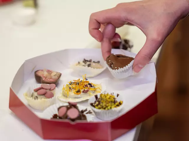 Die selbstgemachten Pralinen kann man natürlich mit nach Hause nehmen.  | Foto: Valentina Marinelic/MeinBezirk