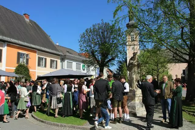 Bei Festen ist der Marktplatz schon gut belebt, das neue Zsammstehen wird weitere Impulse bringen. | Foto: Wutte
