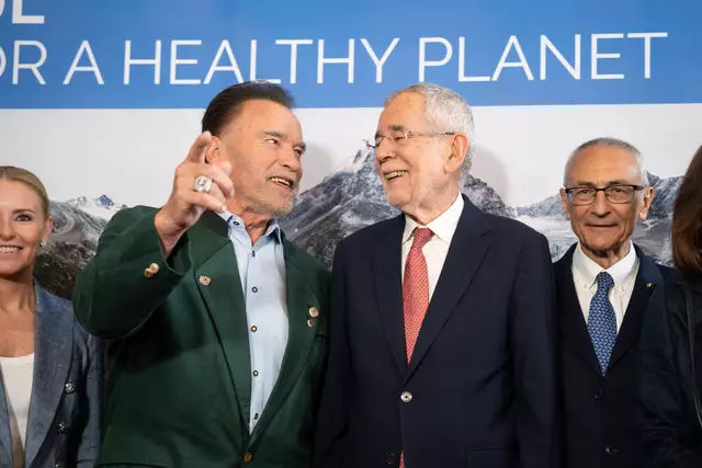 Auch heimische Politiker kommen zu Wort, darunter Bundespräsident Alexander Van der Bellen. (Archiv) | Foto: The Schwarzenegger Climate Initiative