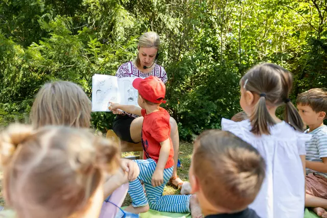 Ferienspiel Baden 2022: Sommer-Märchenstunde in der Stadtbücherei. | Foto: 2022psb/sap/c.kollerics