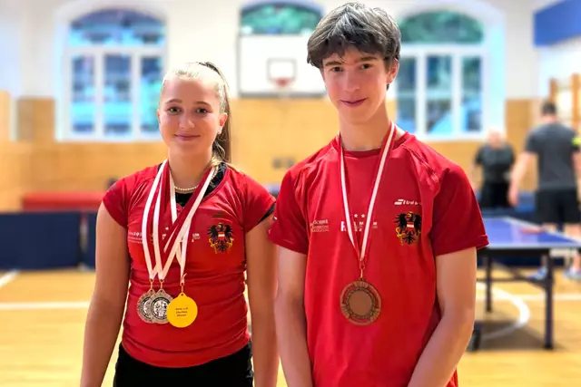 WM-Medaillen: Romy Nothegger, Markus Perschinka. | Foto: Nothegger