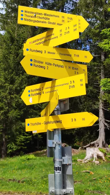 Wir entscheiden uns für den Rundweg Nr 3 ... | Foto: I.Wozonig