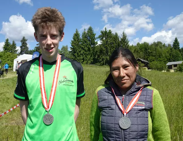 Maximilian Nindl und Isabel Hechl waren erfolgreich. | Foto: G. Hechl.