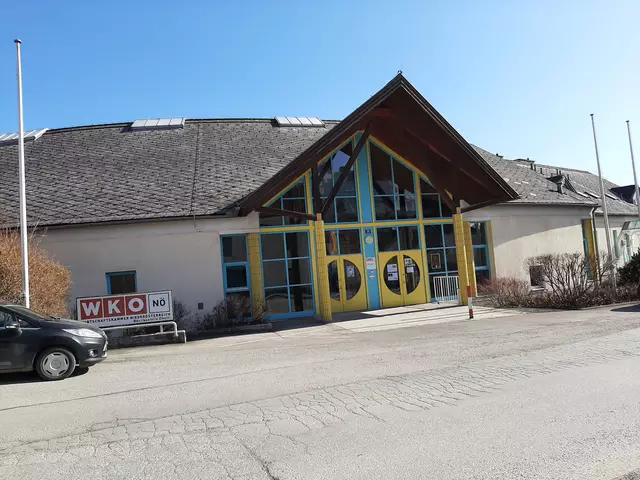 Damals-Foto: Die Wirtschaftskammer in der Zwettler Gartenstraße vor der Sanierung. | Foto: B. Hofmann