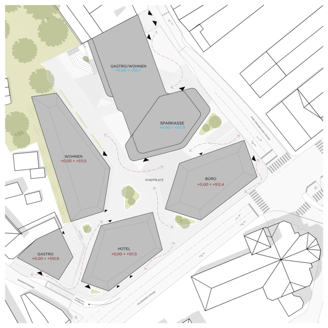 So soll das neue Zentrum von Wörgl aussehen.  | Foto: Stadtgemeinde Wörgl