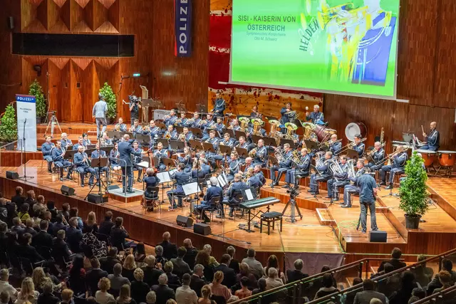 Die Polizeimusik Tirol ist am 18. Juni zu Gast in Kirchdorf. | Foto: Polizei Tirol/Gruber