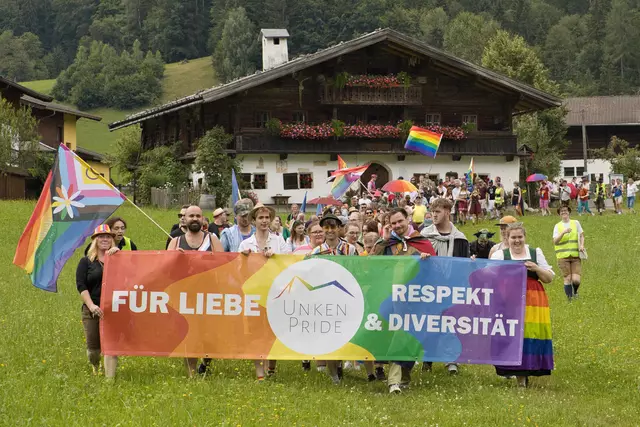 Ein Bild von der heurigen "Unken Pride" im Pinzgau. | Foto: Hans-Peter Stangl