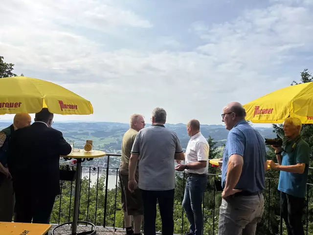 Der Ausblick von der Terrasse auf Grein ist fantastisch. | Foto: MeinBezirk Perg/Köck