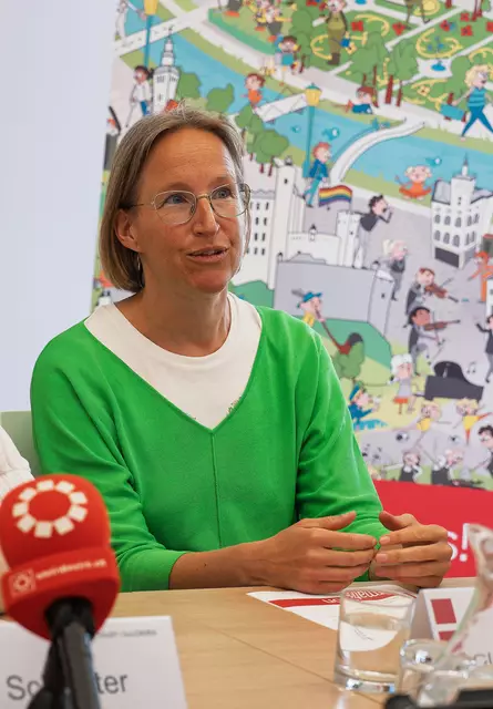 Meteorologin GeoSphere Austria Claudia Riedl | Foto: Stadt Salzburg/Alexander Killer