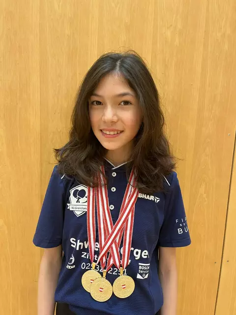 Paula Schultschik war mit 3 Gold-Medaillen die erfolgreichste Sportlerin bei den Meisterschaften. | Foto: Union Raika Zistersdorf