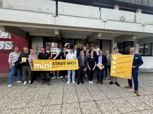 Ein ganz breiter Schulterschluss findet auch bei der sechsten Auflage der Ministadt Imst statt. | Foto: Perktold