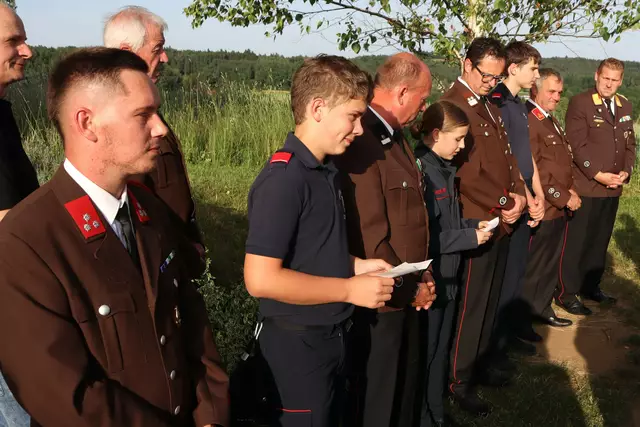 Die Feuerwehrjugend sprach die Fürbitten | Foto: Gerhard Langmann