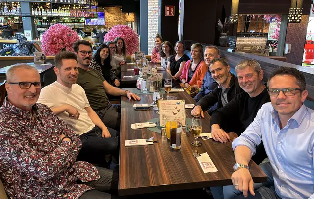 Das Team von MeinBezirk freute sich über die g'schmackingen Pizzen im Tasty im Dieselkino Gleisdorf. | Foto: MeinBezirk