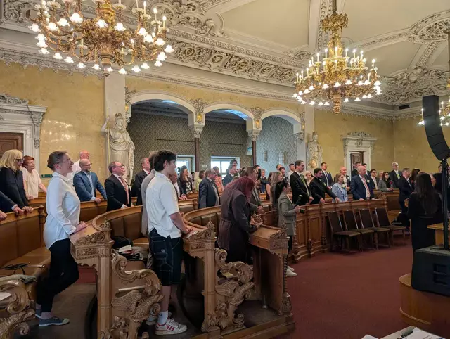 Das neue Parlament der Inneren Stadt wurde kürzlich angelobt. | Foto: Fabian Franz/MeinBezirk