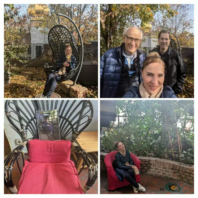 Kunst-Café in Hundertwasserhaus- Neuübernahme-in Hundertwasserhaus mit Dr. Niels Cornelius Kopf- früherer Besitzer des Kunst-Cafés | Foto: Tatjana Christelbauer