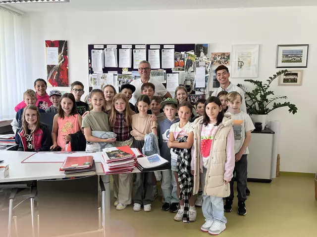 Die Kinder der VS Friedburg. | Foto: Gemeinde Lengau