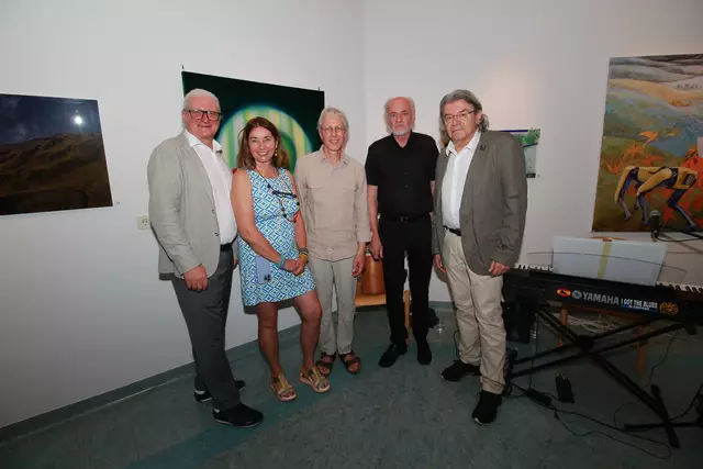 Vernissage in der Stadtgalerie.