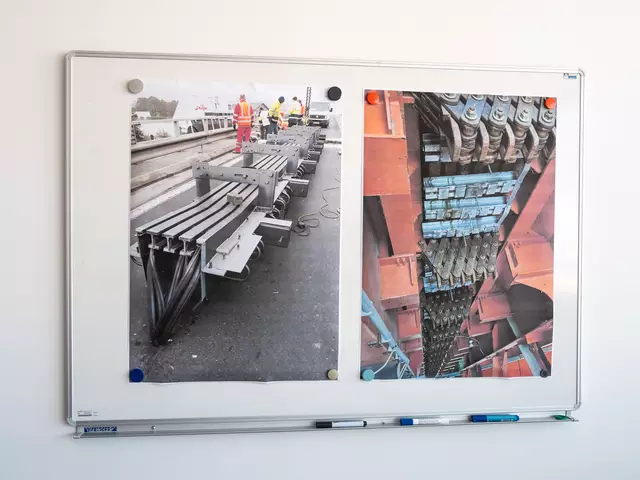 Laut Stadt müssen an der Brücke Fahrbahnübergangskonstruktionen in den Dehnfugen des Tragewerks instand gesetzt werden. | Foto: MeinBezirk/Valentina Marinelic