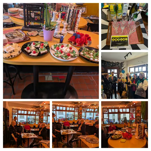 Kunst-Café in Hundertwasserhaus- Neuübernahme-Empfang beim inSight meeting dots4futures Veranstaltung in Kooperation mit ACD-Agency for Cultrual Diplomacy Verein | Foto: Tatjana Christelbauer