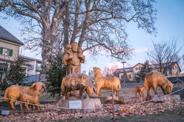 Zu Weihnachten gibt´s beim Hauptplatz diese tollen Figuren. | Foto: Gerald Lang Photography