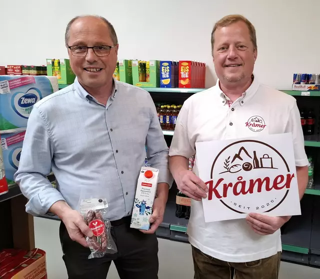 Bürgermeister Herbert Walkner und Markus Presch. | Foto: Josef Wind