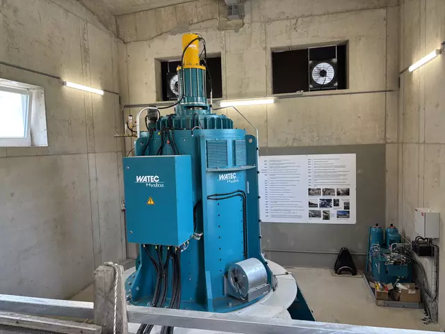 Ein Blick in das neue Keinwasserkraftwerk in Ragnitz. | Foto: Neumayer