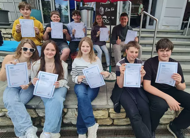 Eine tolle Leistung! 25 Schülerinnen und Schüler der 4. Klassen der Mittelschule St. Andrä-Wördern erhielten die "ICDL-Profile"-Auszeichnung. | Foto: NÖMS St. Andrä-Wördern