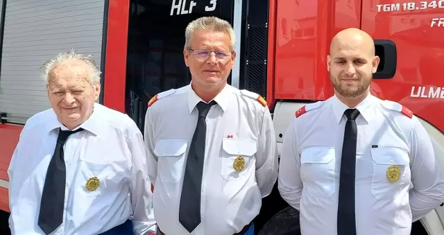 Gold für drei Generationen: Johann Furthlehners | Foto: Bezirksfeuerwehrkommando Amstetten / Zarl)