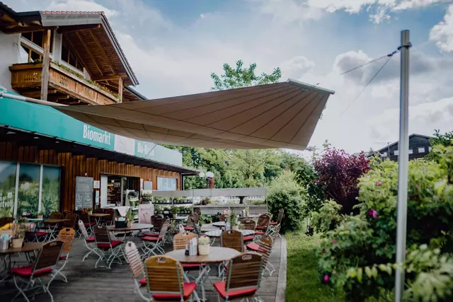 So sieht das Bio-Bistro in Wals aus.