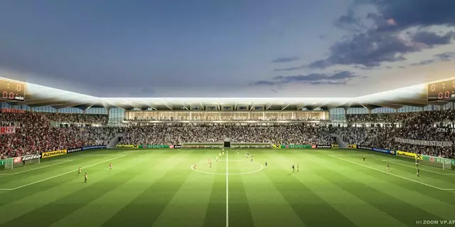 So sieht das erste Rendering der "neuen" Liebenauer Arena aus.  | Foto: Zoom VP