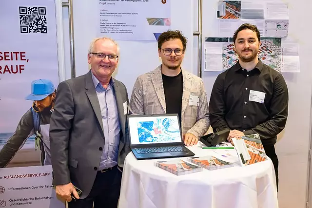 Gerhard Vötsch, Stefan Spindler, David Kammerhofer (v.l.) bei der Verleihung in Wien | Foto: Marko Kovic