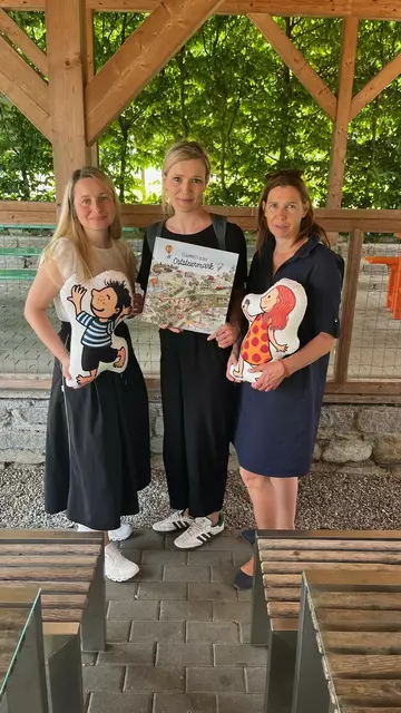 Freude bei Projektleiterin Claudia Faustmann sowie Birgit Lancsak und Dir. Karin Traussnig-Stacherl. | Foto: REO
