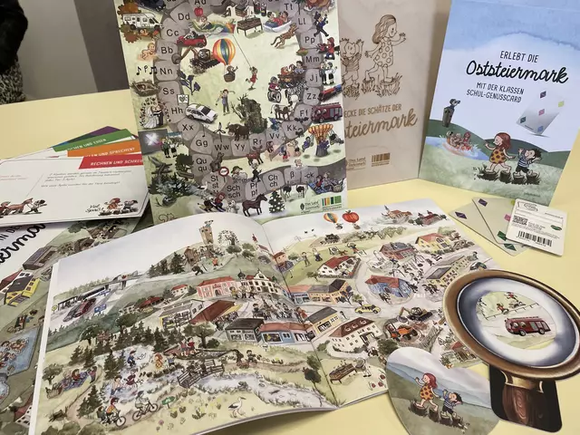 Das Wimmelbuch Oststeiermark wurde 2022 von der Regionalentwicklung Oststeiermark herausgegeben. | Foto: Jeitler