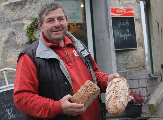 Bäcker und Gemischtwarenhändler Karl Haider. | Foto: MeinBezirk Perg/Köck